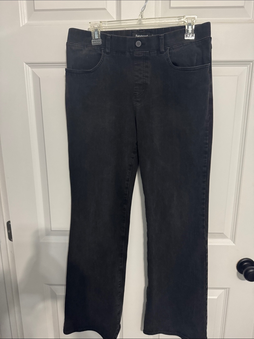 Black Pull On Betabrand Women’s Jeans